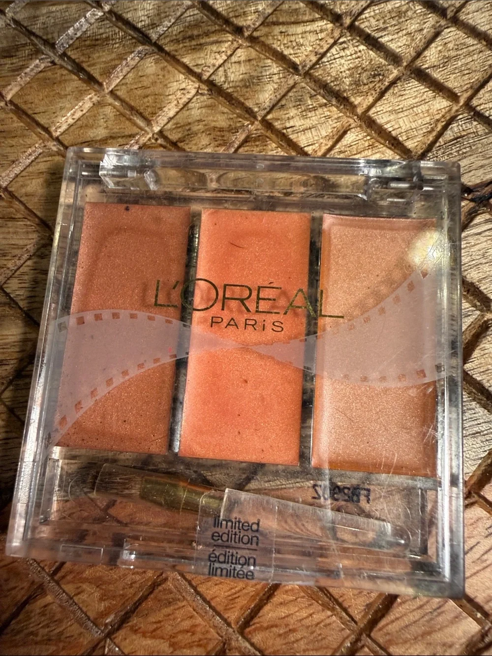 Assorted Peach Cream Lip Gloss Trio with Black Mascara and other essentials